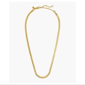 NWOT Madewell Herringbone Chain Necklace